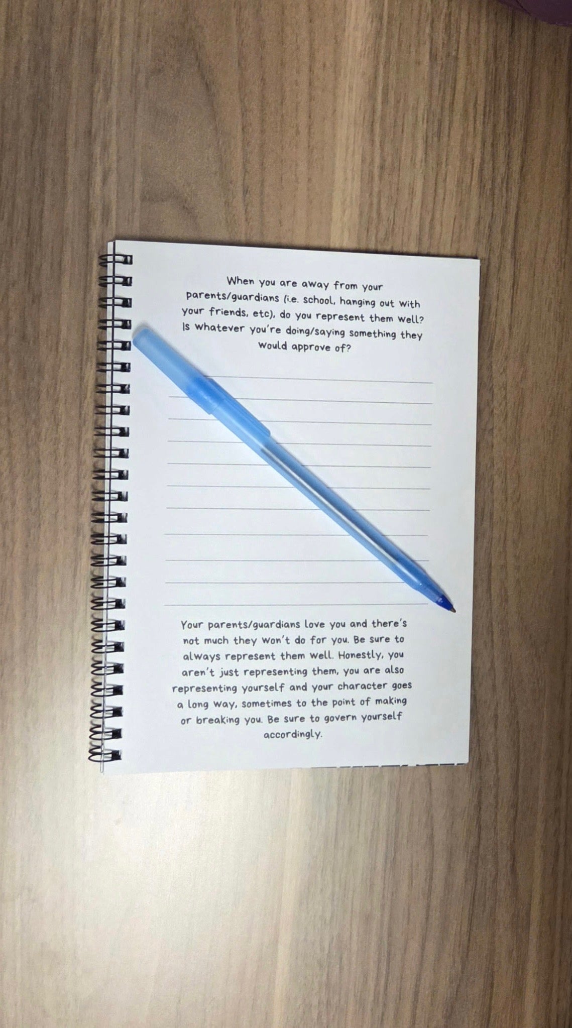 In Due Time A Journal of Self-Reflection and Accountability for Youth